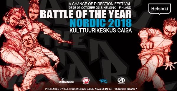 Battle of the Year Nordic 2018 poster
