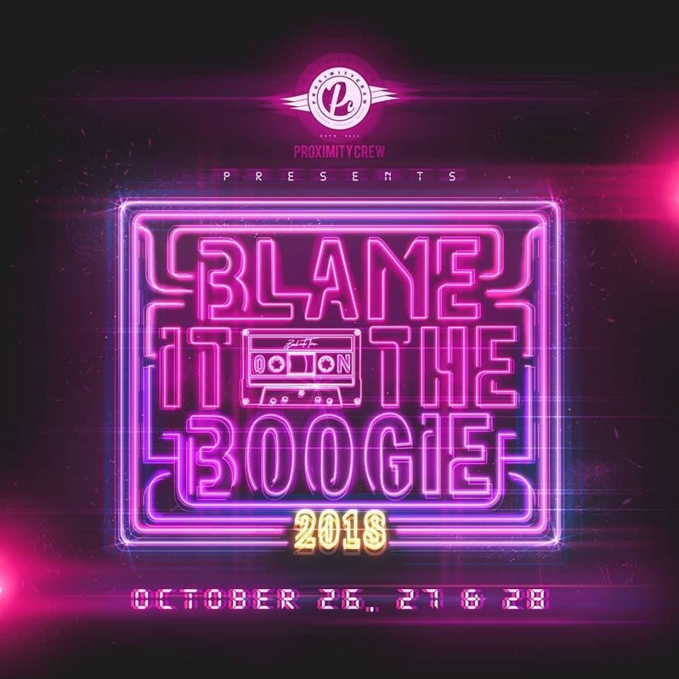 Blame It On The Boogie 2018 poster