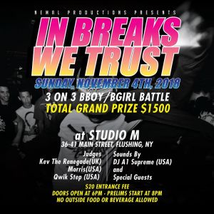 In Breaks We Trust 2018