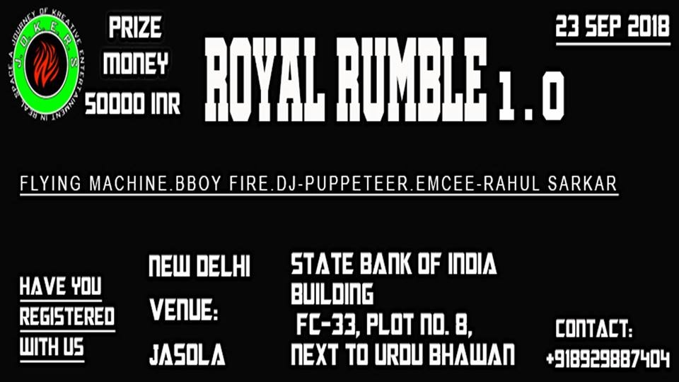 ROYAL Rumble 2018 poster
