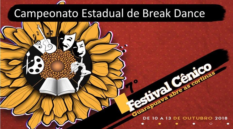 Campeonato Estadual de Break Dance 2018 poster