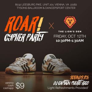 ROAR: The Lion’s Den Cypher Party 2018
