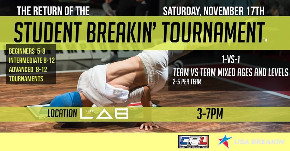 The Return of the: Student Breakin' Tournaments 2018 poster