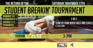 The Return of the: Student Breakin' Tournaments 2018