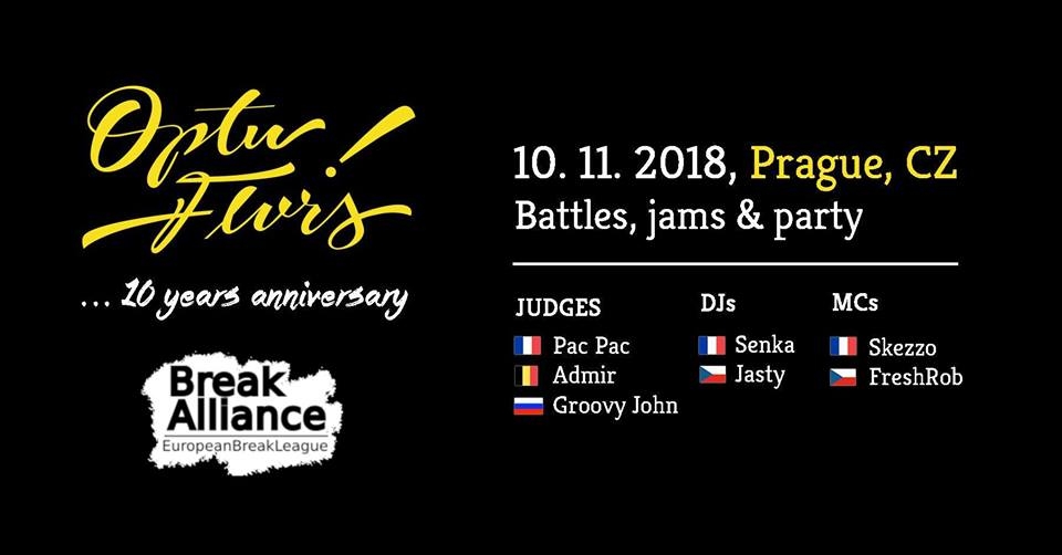 Opatow Flavours 10th anniversary poster