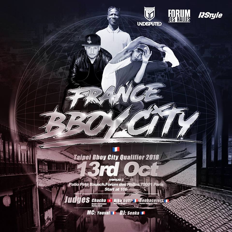 France Bboy City 2018 poster