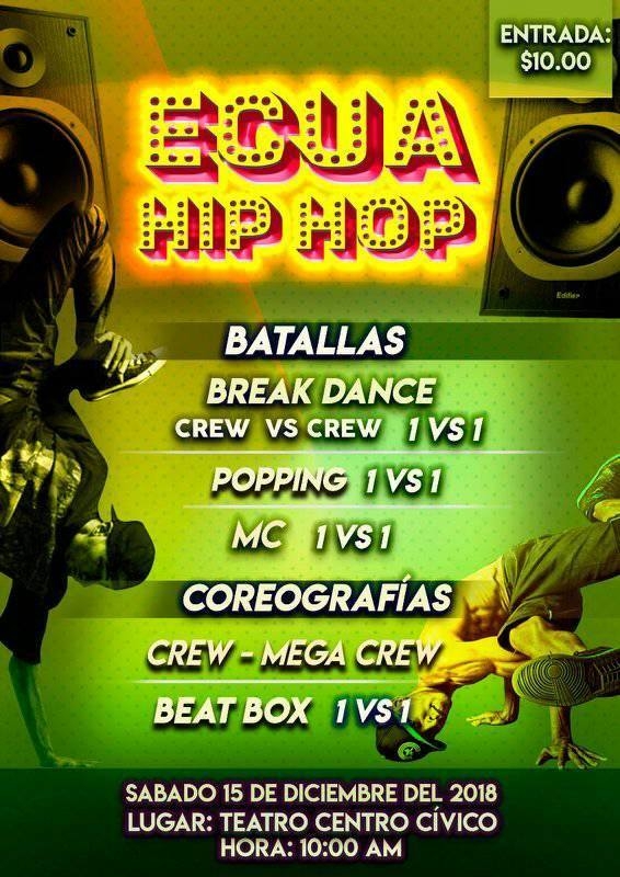 Ecuahiphop 2018 poster