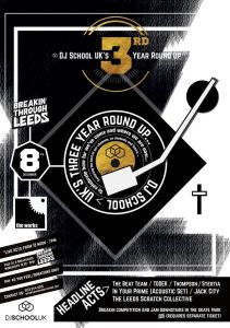 DJ School UK 3 year round up - Live djs, bands and MCs.