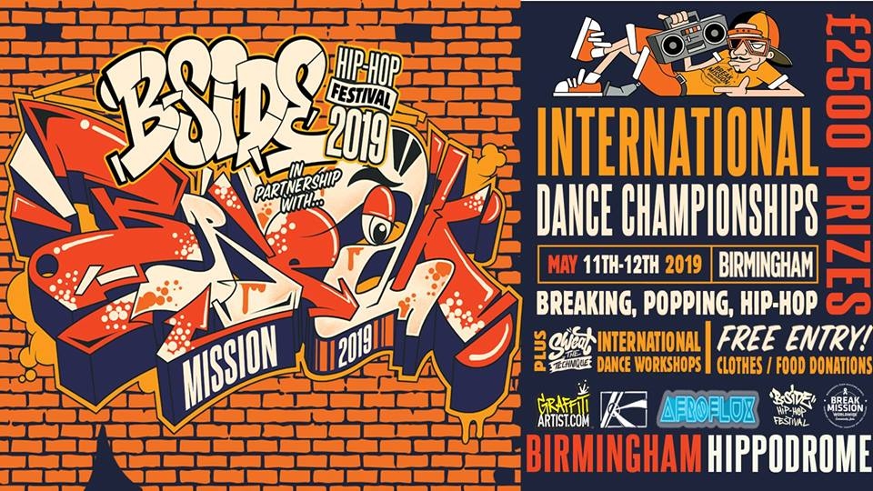 Break Mission x B-Side 2019 poster