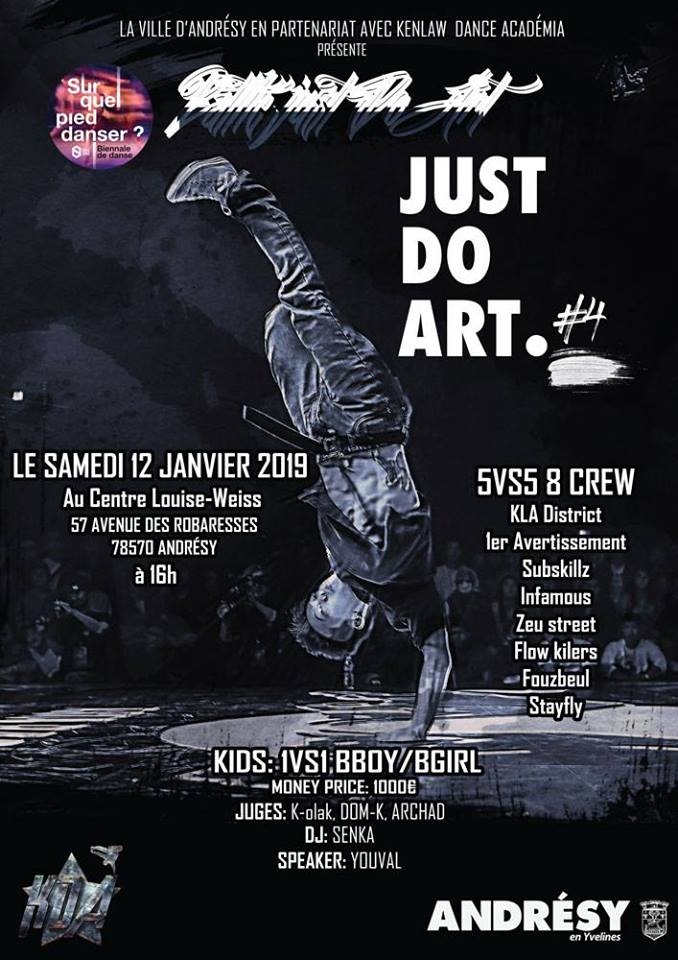 JUST do ART 2019 poster