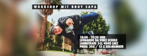 Breaking Workshop mit Bboy Sapa 2019