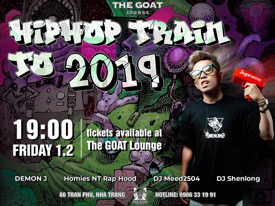HIP HOP Train to 2019 poster