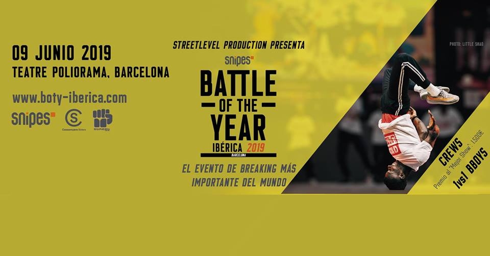 Snipes Battle Of The Year Iberica 2019 poster