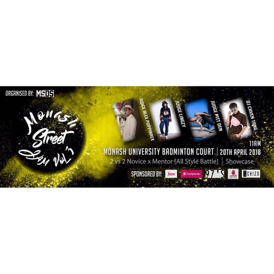 Monash Street Jam 2019 poster