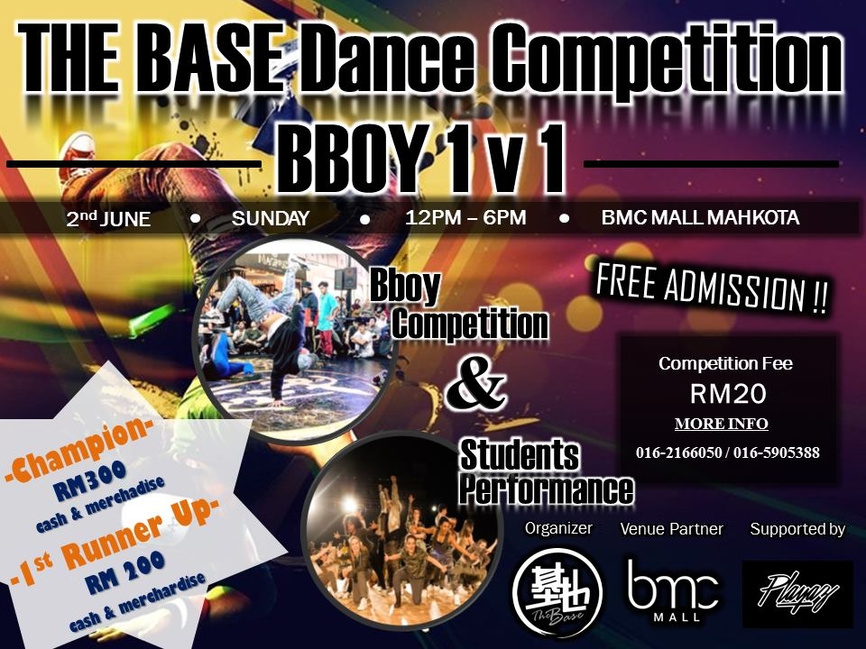 The Base Dance Competition 2019 poster