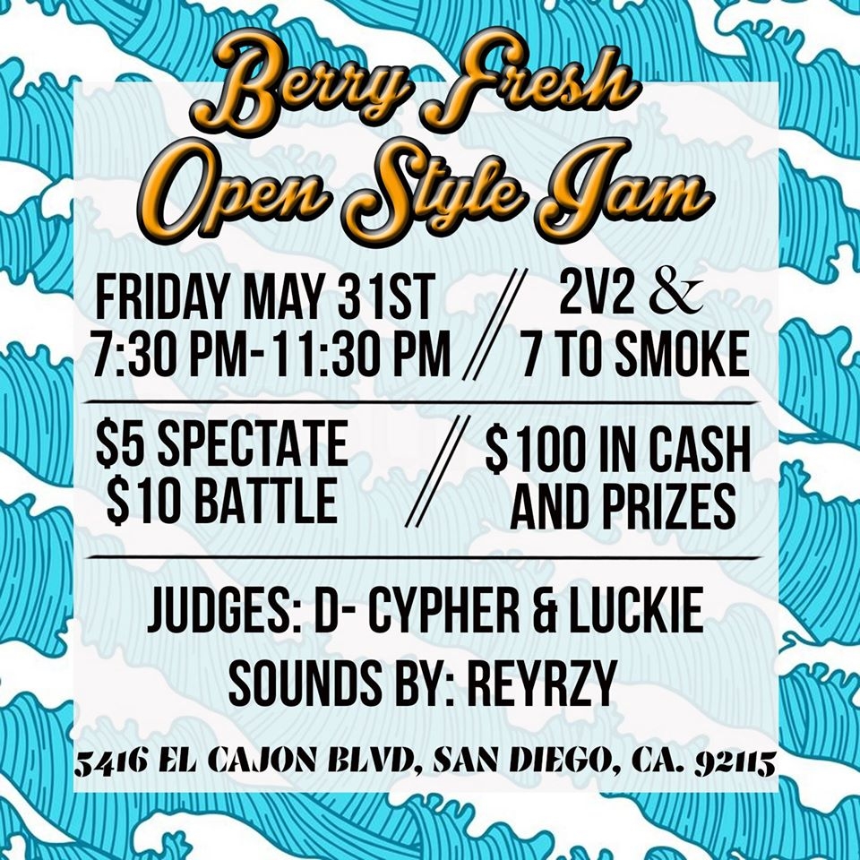 Berry Fresh Open Style Jam 2019 poster