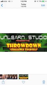 Unlearn studio presents “THROWDOWN” 2019