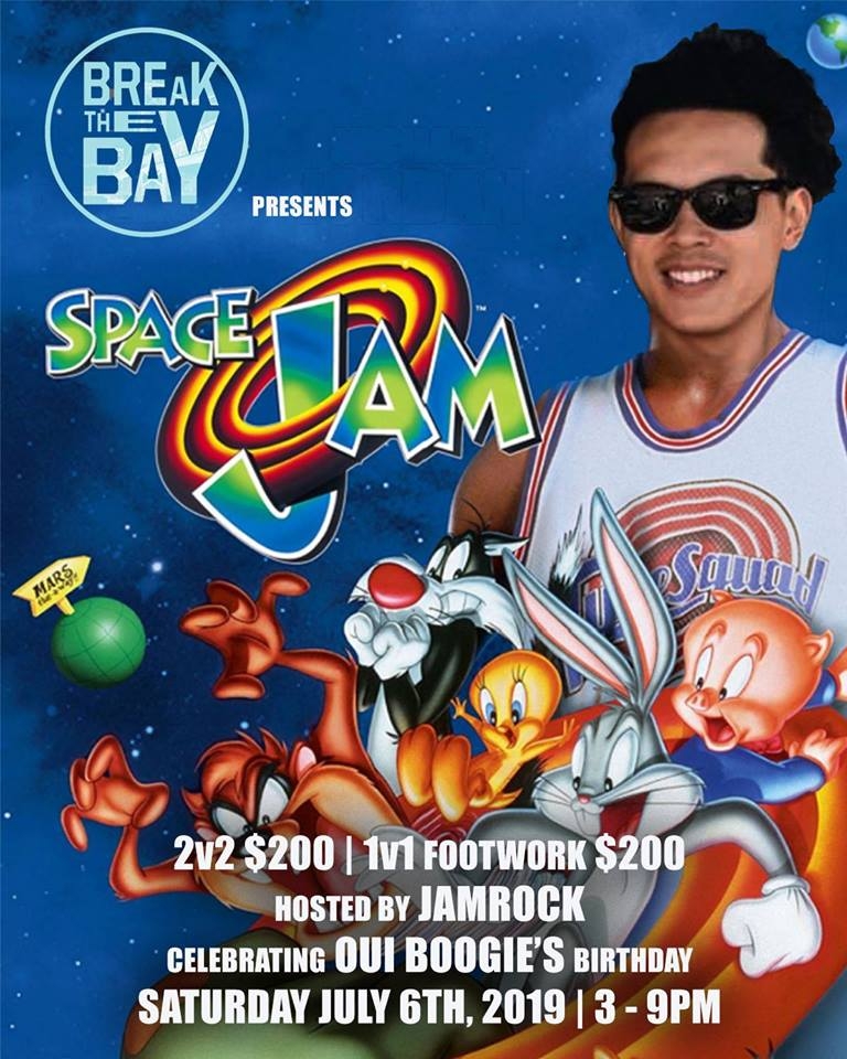 Break the Bay Pop Up: Space Jam 2019 poster