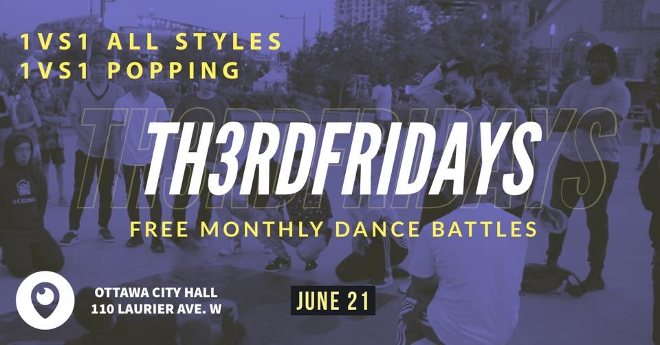 Th3rd Fridays: June Street Dance Battles 2019 poster