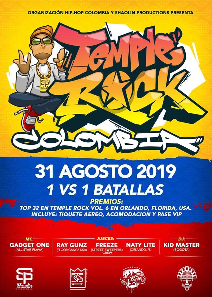 Temple rock calificatoria sur america 2019 poster