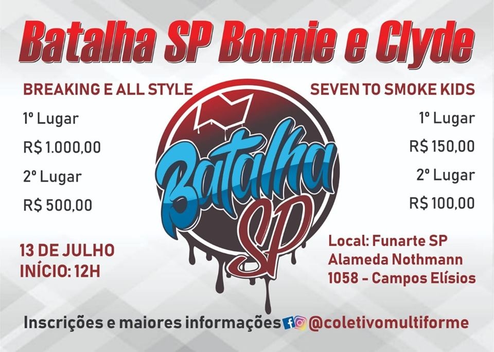 Batalha SP - Bonnie e Clyde Breaking e All Style 2019 poster