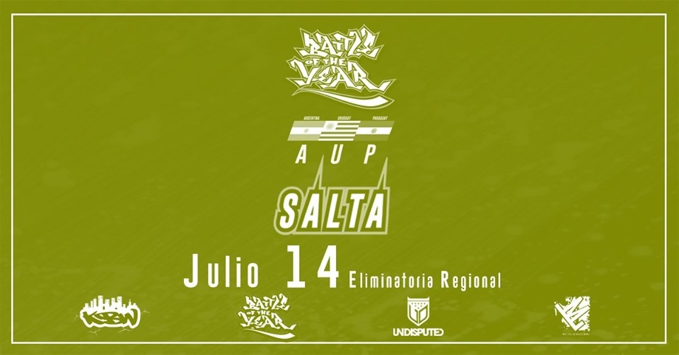 Battle of the Year AUP Salta 2019 poster
