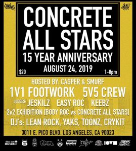 Concrete All Stars 15 Year Anniversary 2019