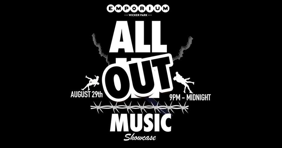All Out Music Showcase 2019 poster
