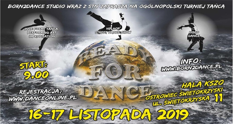 READY for DANCE 2019 poster