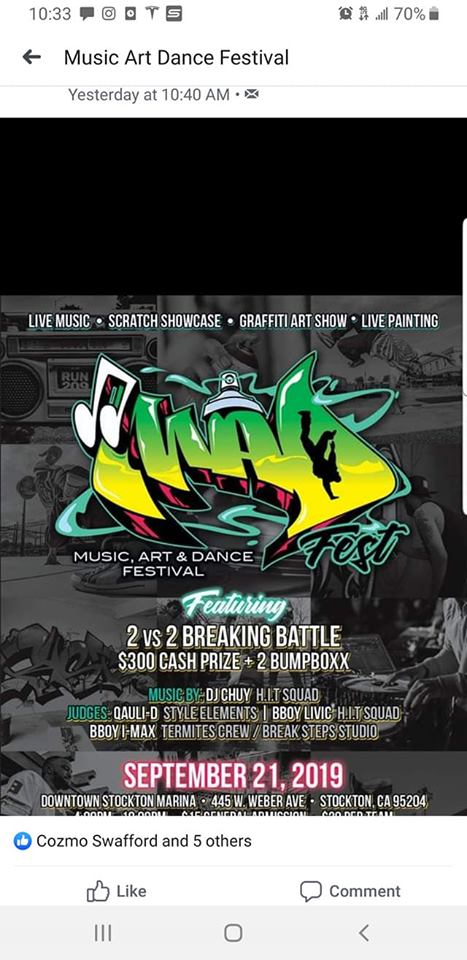 Music Art Dance Festival 2019 poster