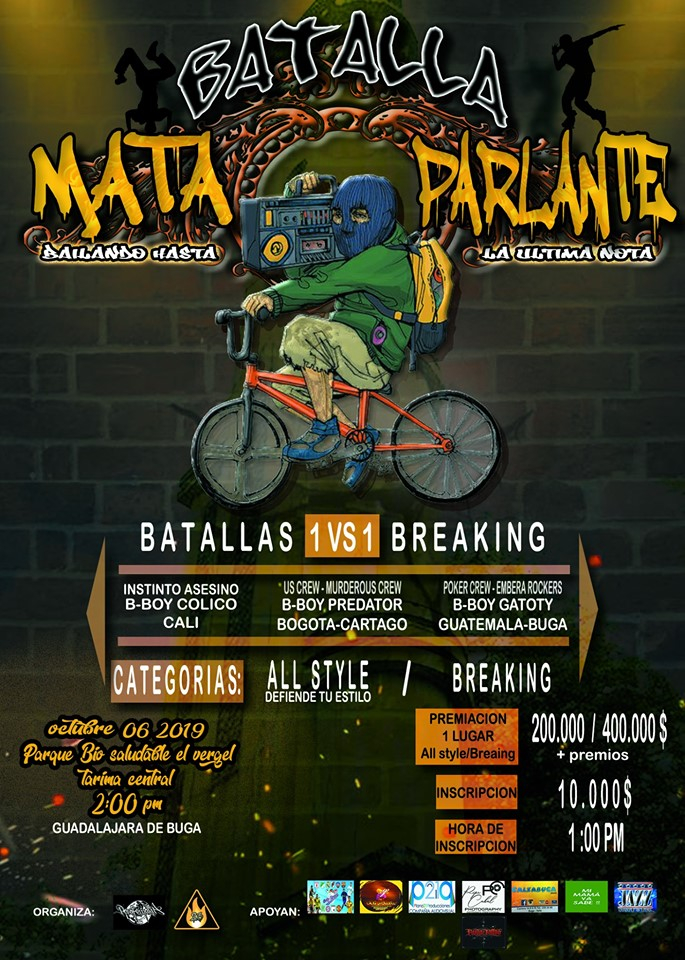 Batallas de breaking Mata Parlante 2019 poster
