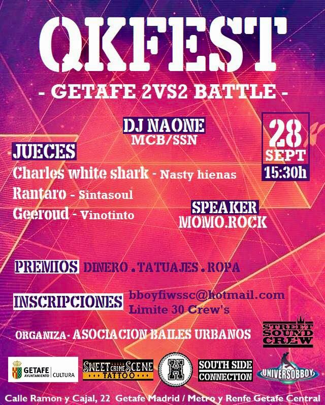 QKFEST Getafe Battle 2019 poster