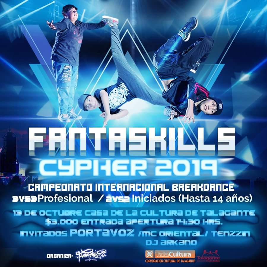 Fantaskills Cypher 2019 poster