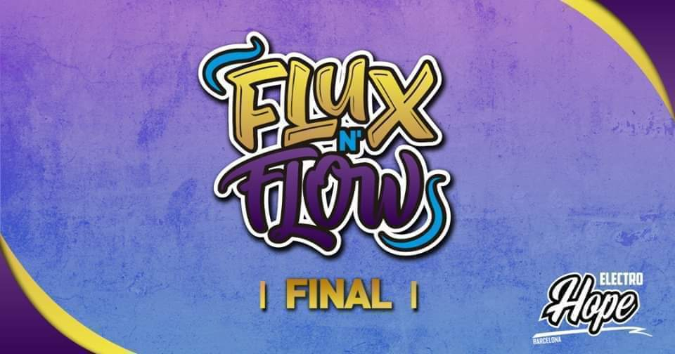 FLUX N FLOW BCN 2019 poster