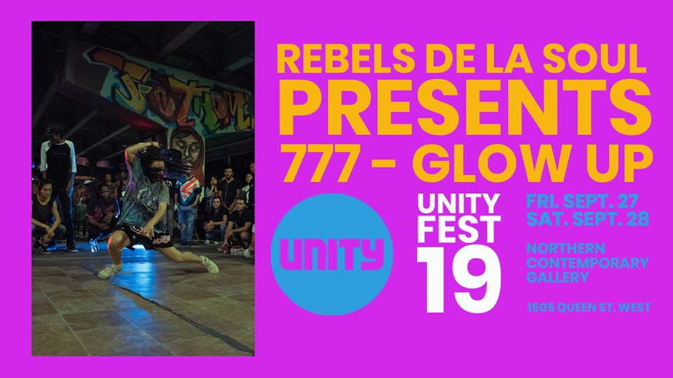 777 Glow Up at Unity Fest 19 poster