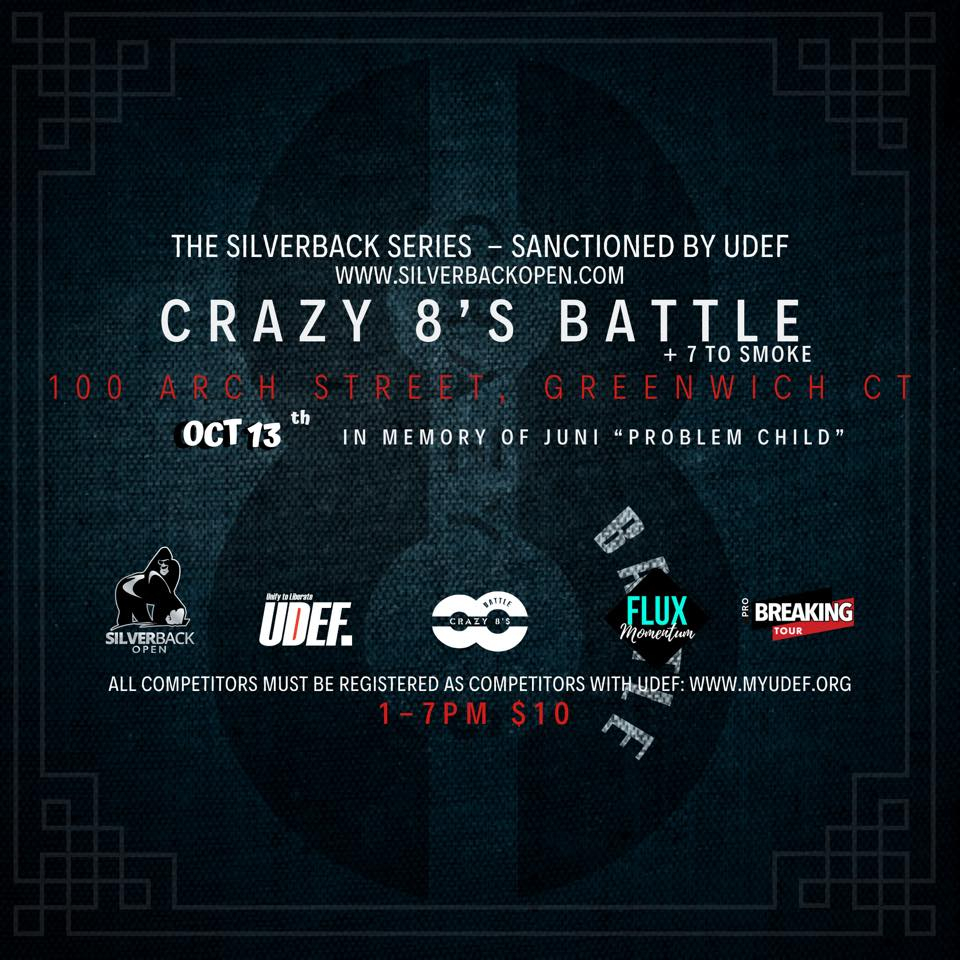 Crazy 8's 2019 poster