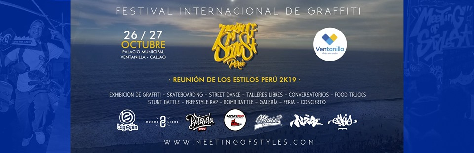 Meeting of Styles Int. Graffiti Festival 2019 poster