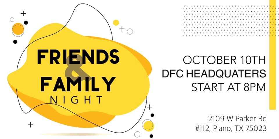 DFC Friends N Family Night 2019 poster