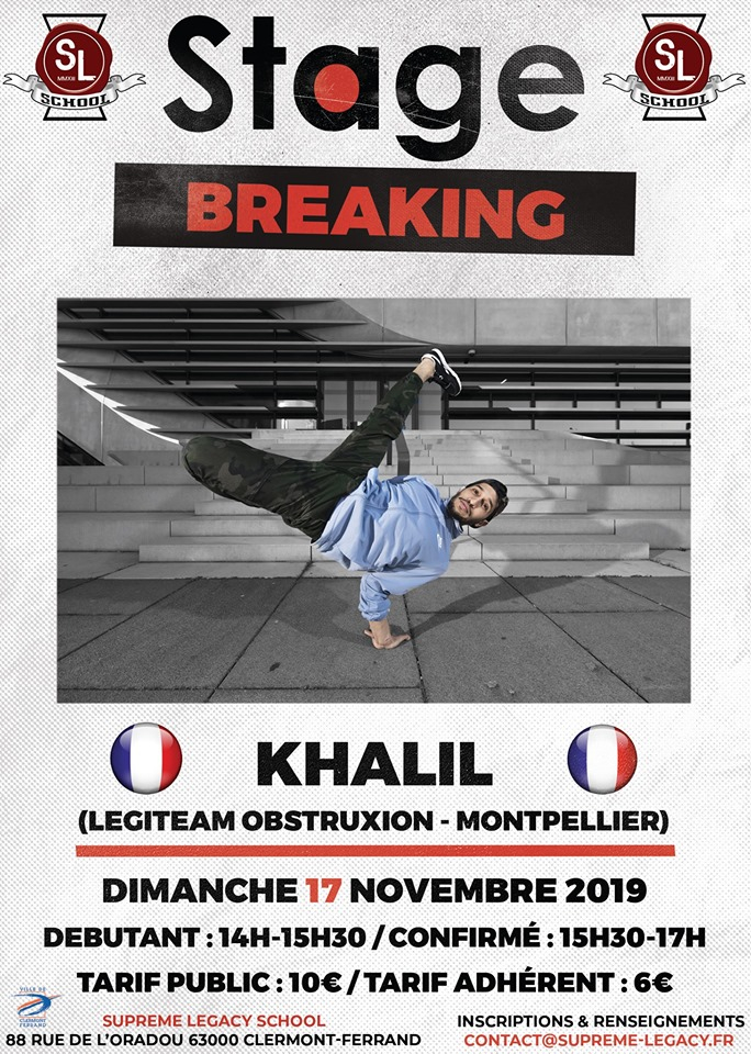 Stage Breaking - Khalil 2019 poster