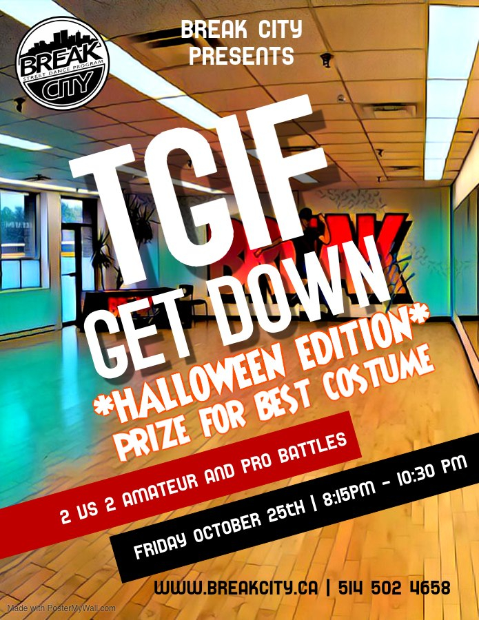 TGIF Get Down - Halloween Edition 2019 poster